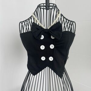 Black tube top - XS/S